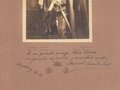 Spanien, Atelieraufnahme auf Karton, Portrait eines hochdekorierten Kolonialoffiziers, Magdeburg, 5.10.1911?, Foto 11 x 19,5, Karton ca. DIN A4, guter Zustand