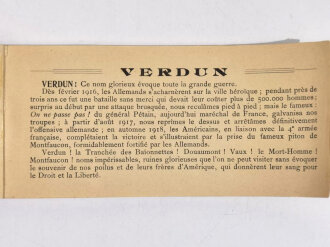 Frankreich, "Verdun Artistique Bloc-Cheque Noir-Glace De Luxe", Heft mit 15 Fotopostkarten, 9 x 14 cm, wellig, sonst guter Zustand