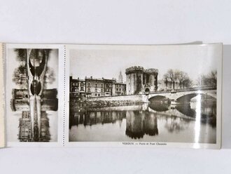 Frankreich, "Verdun Artistique Bloc-Cheque Noir-Glace De Luxe", Heft mit 15 Fotopostkarten, 9 x 14 cm, wellig, sonst guter Zustand