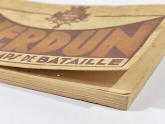 Frankreich, "Verdun et les champs de bataille", Heft mit 14 Ansichtskarten, 9 x 14 cm, fleckig, sonst guter Zustand