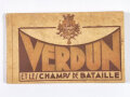 Frankreich, "Verdun et les champs de bataille", Heft mit 14 Ansichtskarten, 9 x 14 cm, fleckig, sonst guter Zustand