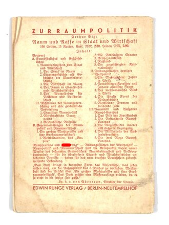 "Bollwerk Ostpreußen", Walther Franz, Grenzkampf Schriften 13, 1935, 56 Seiten, ca. DIN A5, Einband gebraucht, sonst guter Zustand