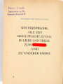 BDM  Jungmädel, "Die Deutsche Familie zur Verpflichtung der Jugend", Reichspropagandaleitung der NSDAP, 26. März 1944, 39 Seiten, Einband fleckig, sonst guter gebrauchter Zustand