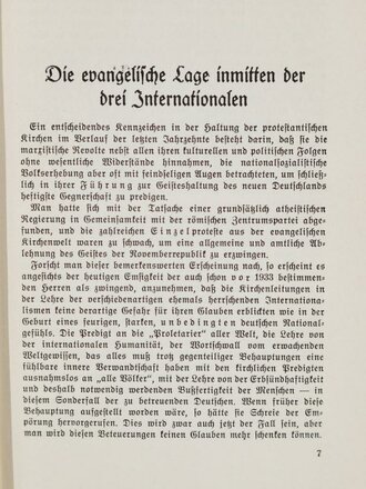 "Protestantische Rompilger, Der Verrat an Luther (...)", Alfred Rosenberg,1937, 86 Seiten, ca. DIN A5, gebraucht