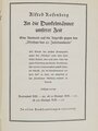 "Protestantische Rompilger, Der Verrat an Luther (...)", Alfred Rosenberg,1937, 86 Seiten, ca. DIN A5, gebraucht