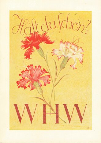 Winterhilfswerk Postkarte "Hast du schon? WHW",...