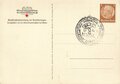 Winterhilfswerk  Postkarte "Hast du schon? WHW", Rückseite: Briefmarke und Stempel WHW München 15.1.1938, 10,5 x 15 cm