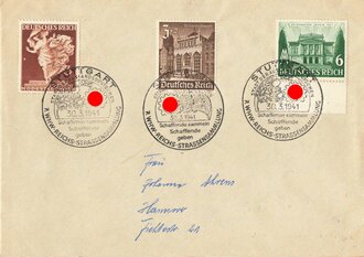 Winterhilfswerk  Briefumschlag mit Briefmarken und...