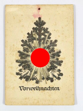 NSDAP, Adventskalender "Vorweihnachten", Thea...