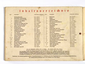 NSDAP, Adventskalender "Vorweihnachten", Thea Haupt, Zentralverlag der NSDAP, 32 Blätter, 16 x 23 cm, fleckig, sonst guter gebrauchter Zustand