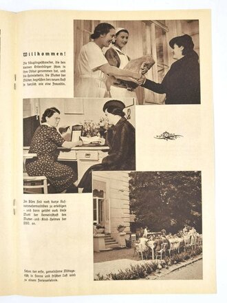 NSV, Hilfswerk Mutter und Kind, "Das Haus in der Sonne", NSDAP Gau Wien, DIN A4, sehr guter Zustand