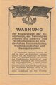 Kriegsende 1945, Stalin Truman Churchill, Flugblatt "Warnung der Regierungen (...)", 23. April 1945,  ca. 10 x 15 cm, an einer Stelle geklebt, sonst guter Zustand
