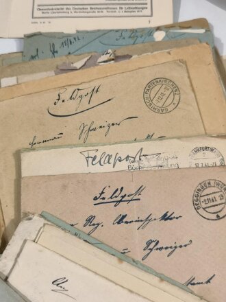 Luftwaffe, Papier Konvolut eines Regierungsoberinspektor