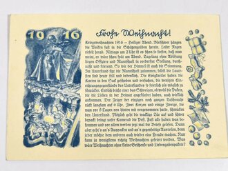 Winterhilfswerk Gau Franken Faltblatt "Weihnachts-Spende" 1936/37