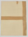 Winterhilfswerk "Das Pferd im Dienste der Winterhilfe" 24 x 33 cm, Wasserschade, geklebt,
