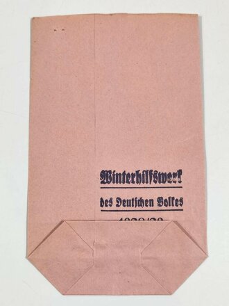 Winterhilfswerk Tüte für "500 Gramm Grieß Spende" 1938/39