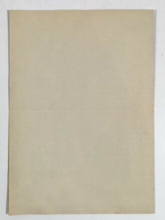 Winterhilfswerk Faltblatt 1939/40 "Spendenschreiben" 4-seitig, DIN A4, geknickt