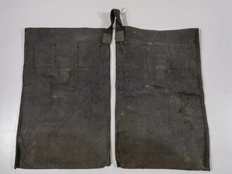 Beutel für Gewehrgranaten datiert 1942, blaues Material, ungebrauchtes Stück mit Lagerspuren