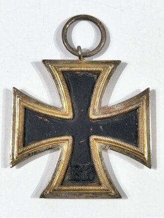 Eisernes Kreuz 2.Klasse 1939, Hersteller L/11 im Bandring für Deumer Lüdenscheid. Magnetisches Stück , schwärzung des Hakenkreuz 100%