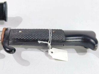 Extraseitengewehr KS98 für Angehörige der Reichswehr, vollständig geschwärzt,  sehr guter Zustand