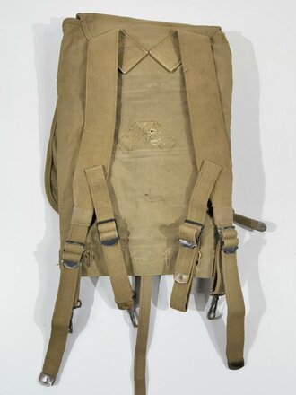 U.S. M1928 Haversack dated 1942. Incomplete, with meatcan pouch