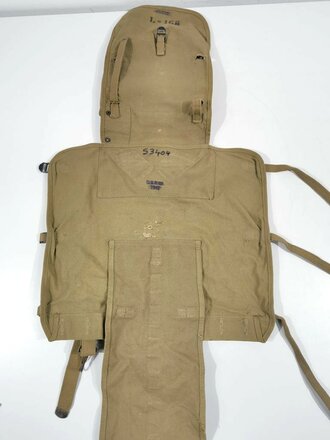 U.S. M1928 Haversack dated 1942. Incomplete, with meatcan...