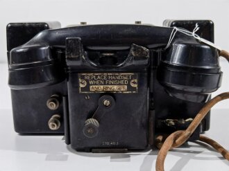 British WWII Telephone set " F" MKII, untested