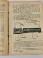 "Waffen- und Schiesstechnischer Leitfaden für die Ordnungspolizei" Ausgabe 1944 mit 568 Seiten. Buchrücken defekt, Bindung zum Teil lose