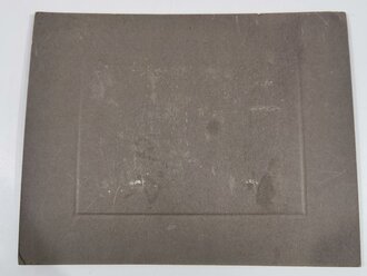 Gruppenaufnahme eines Musikzuges der Reichswehr auf Karton, Maße 21 x 26,5cm