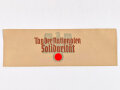 Winterhilfswerk Banderole für die Sammelbüchse "Tag der Nationalen Solidarität" 10 x 30 cm