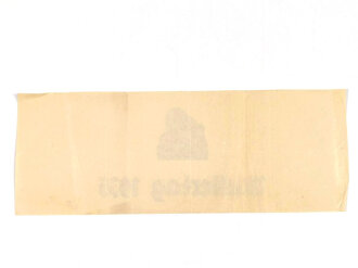 Banderole für die Sammelbüchse "Muttertag 1935" ca. 12 x 33 cm