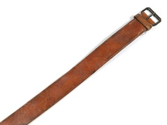 Ostblock Kalter Krieg, Lederkoppel für Mannschaften mit Messingschliesse, leicht getragenes Stück