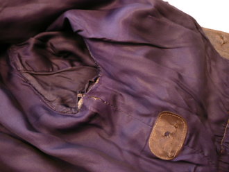 Luftwaffe braune Fliegerjacke für Jagdflieger (sog. Reichsverteidigungsjacke)