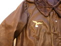 Luftwaffe braune Fliegerjacke für Jagdflieger (sog. Reichsverteidigungsjacke)