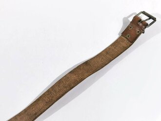 Russland 2.Weltkrieg, Koppel für Mannschaften aus Leder , getragenes Stück, Gesamtlänge 115cm