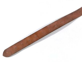 Russland 2.Weltkrieg, Koppel für Mannschaften aus Leder , getragenes Stück, Gesamtlänge 124cm
