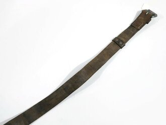 Russland 2.Weltkrieg, Koppel für Mannschaften aus Leder , getragenes Stück, Gesamtlänge 133cm