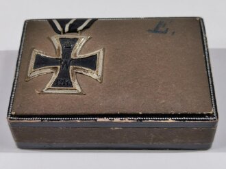 1.Weltkrieg, patriotische Schachtel  mit aufgelegtem...