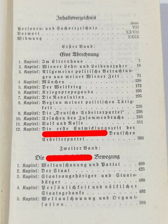 Adolf Hitler " Mein Kampf" blaue Ganzleinenausgabe von 1941, Inventarstempel der Berufsschule Geilenkirchen