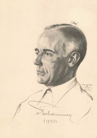 Ansichtskarte Reichssportführer Hans von Tschammer und Osten