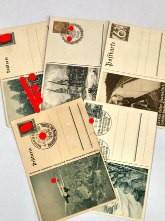 Konvolut 5 Postkarten III.Reich