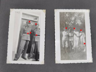 Reichsarbeitsdienst Abteilung 2/283, Fotoalbum eines Angehörigen mit 30 Fotos sowie eingeklebtem Ärmelabzeichen