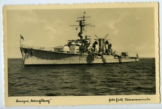 Ansichtskarte Kreuzer Königsberg