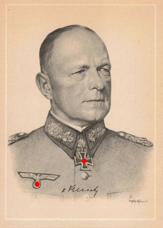Ansichtskarte "Generalfeldmarschall von Kleist"