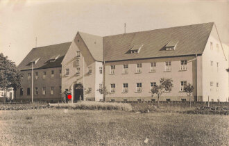 Foto als Ansichtskarte Reichsarbeitsdienst Stammlager Langenzenn