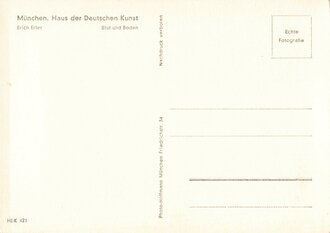 Ansichtskarte München Haus der Deutschen Kunst "Blut und Boden"