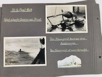 Kriegsmarine, 77 Fotos eines Geleitzugfahrers, unter anderem Vorpostenboot 811, diverse Fotos Norwegen Christiansand uvm...