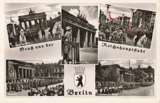 Ansichtskarte "Gruß aus der Reichshauptstadt Berlin"