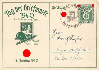 Ansichtskarte "Tag der Briefmarke 7. Januar...