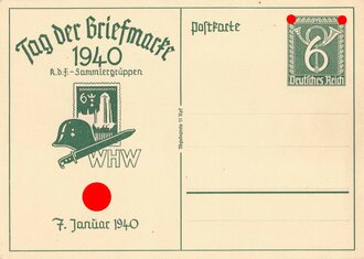 Ansichtskarte "Tag der Briefmarke 7. Januar 1940"